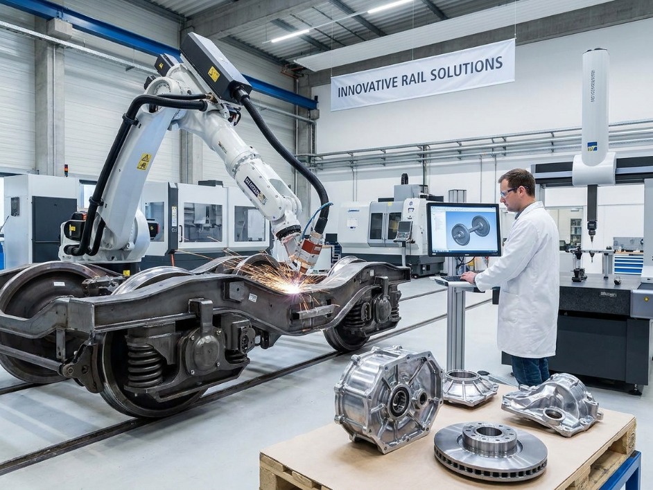 Advanced fabrication and precision-engineered rail components